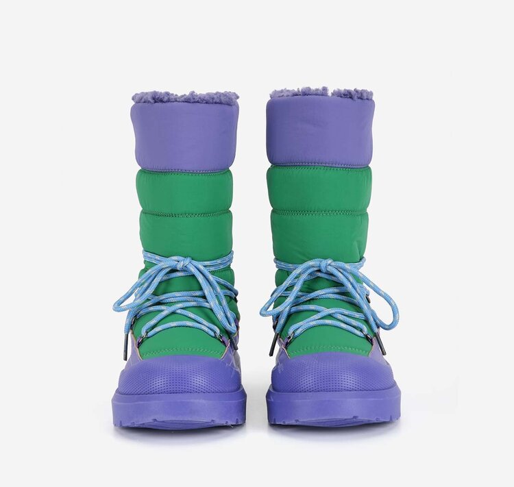 Bobo Choses Ski Boots Lilac-Green