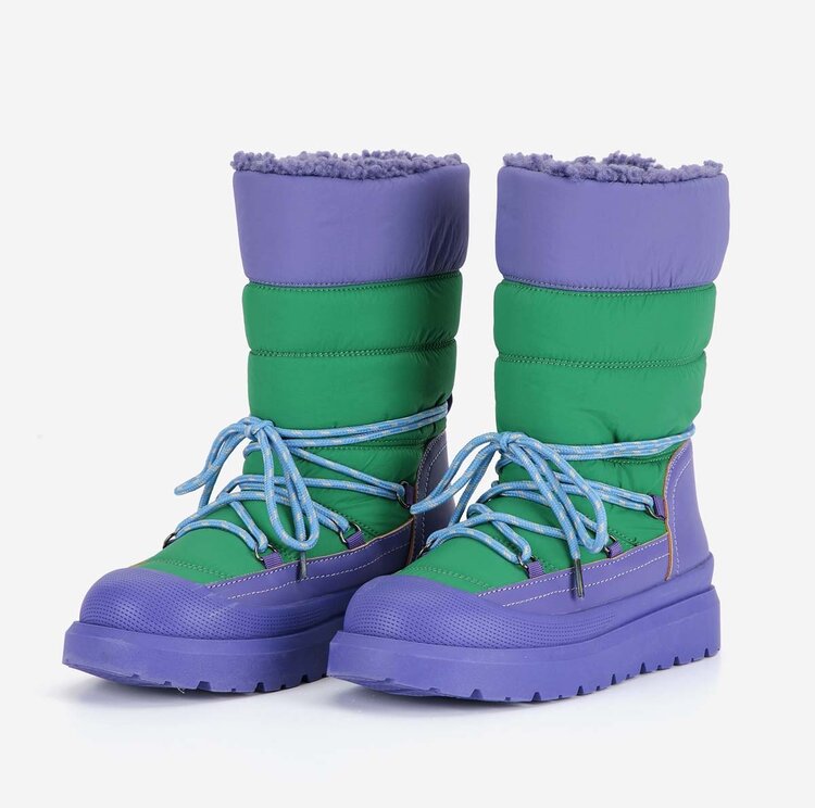 Bobo Choses Ski Boots Lilac-Green