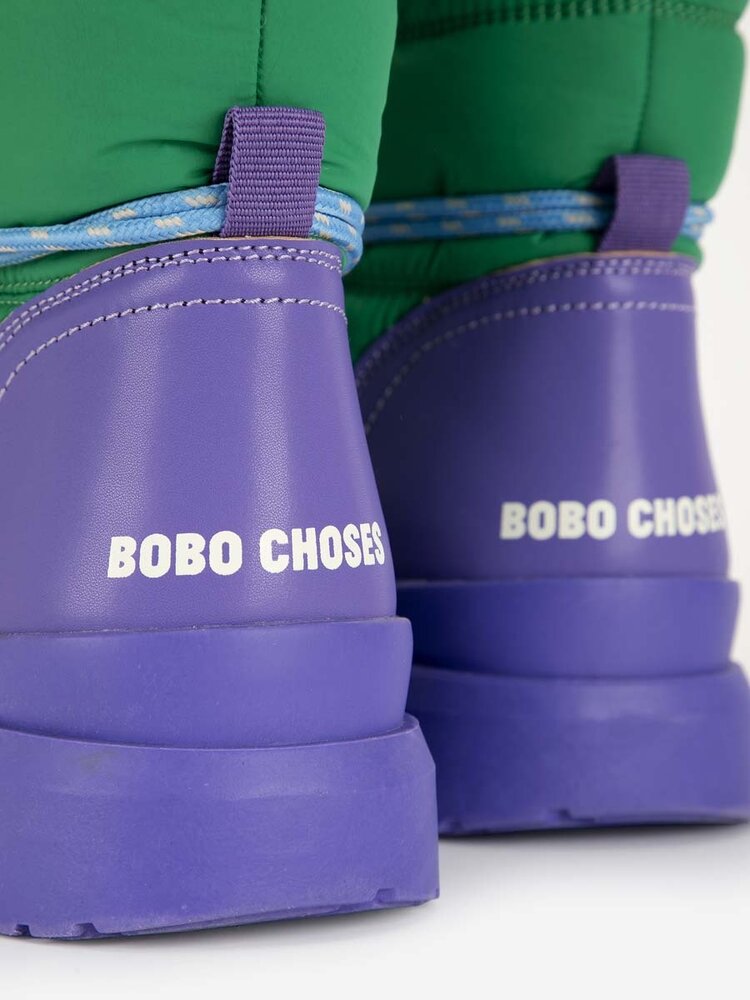 Bobo Choses Ski Boots Lilac-Green