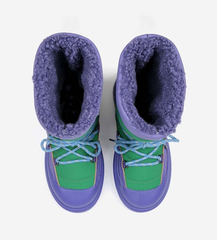 Bobo Choses Ski Boots Lilac-Green