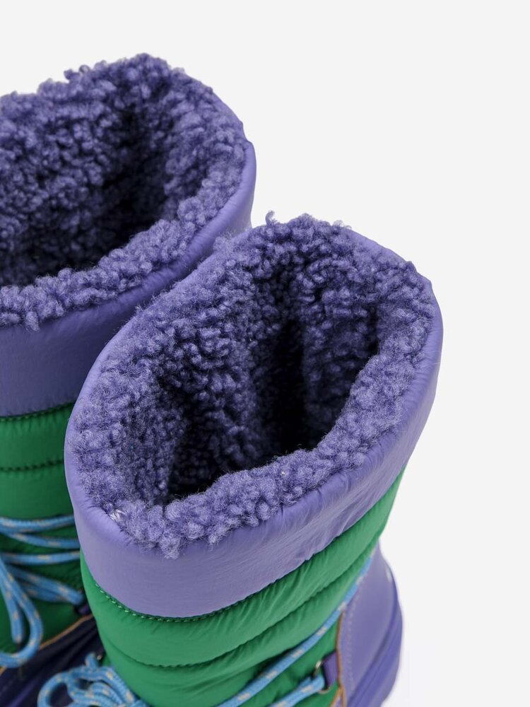 Bobo Choses Ski Boots Lilac-Green