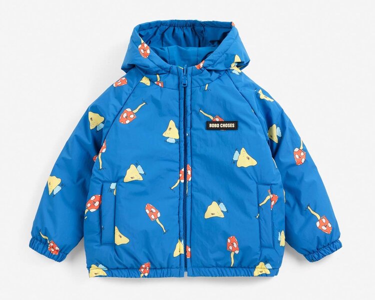Bobo Choses Baby Mush Monster Duo all over reversible anorak