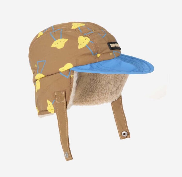 Bobo Choses Pixel Abduction all over winter cap