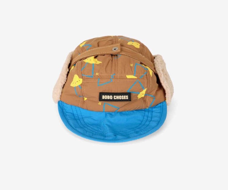 Bobo Choses Pixel Abduction all over winter cap