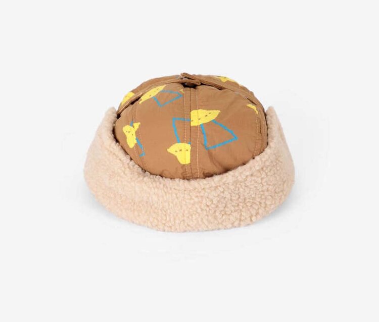 Bobo Choses Pixel Abduction all over winter cap