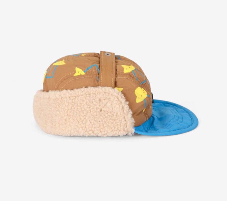 Bobo Choses Pixel Abduction all over winter cap
