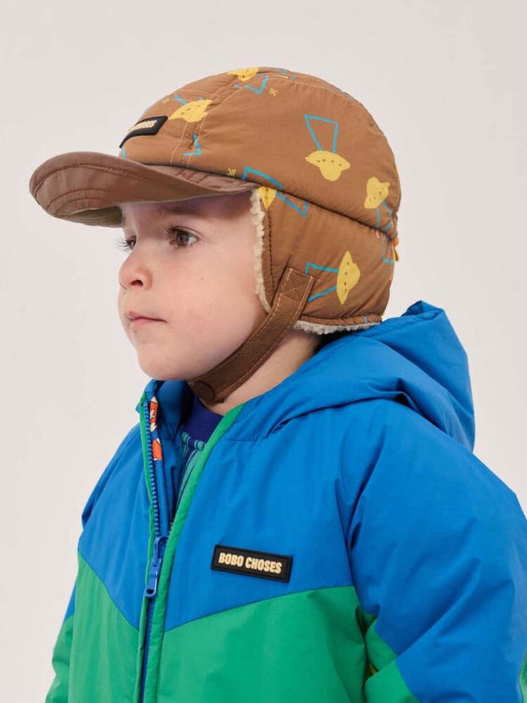 Bobo Choses Pixel Abduction all over winter cap