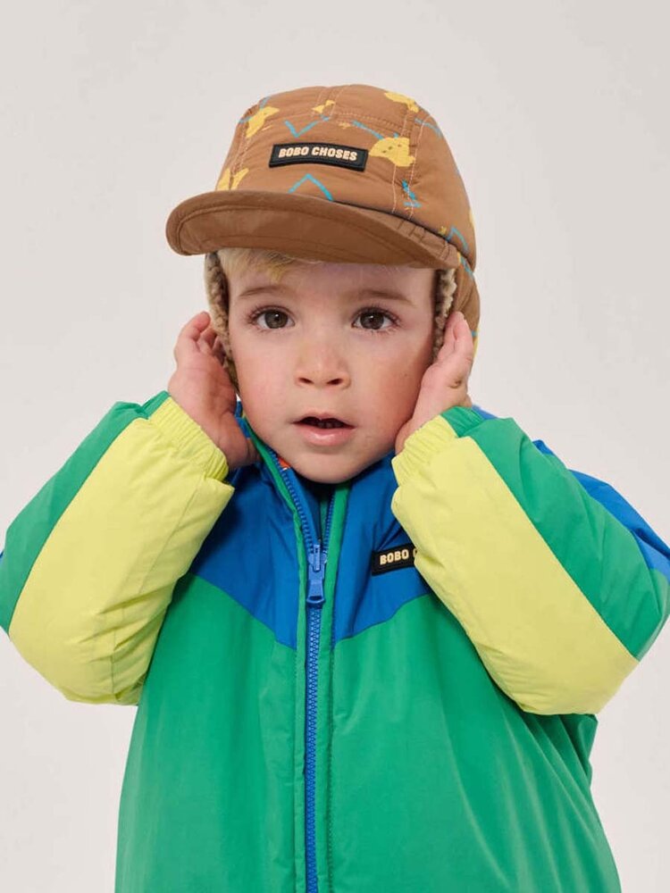 Bobo Choses Pixel Abduction all over winter cap