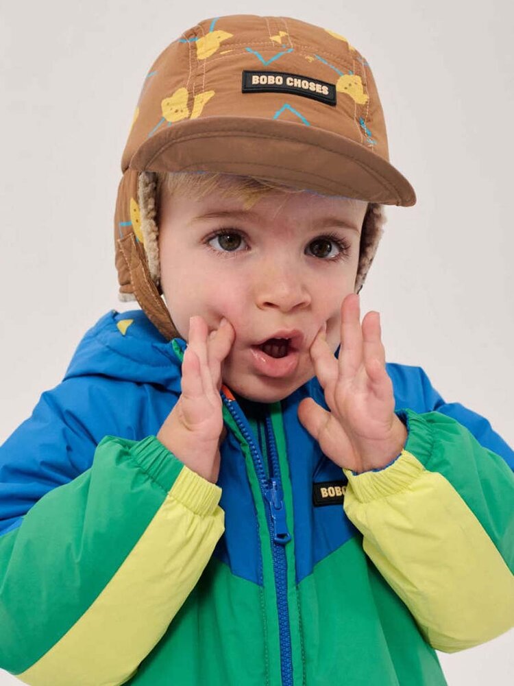 Bobo Choses Pixel Abduction all over winter cap