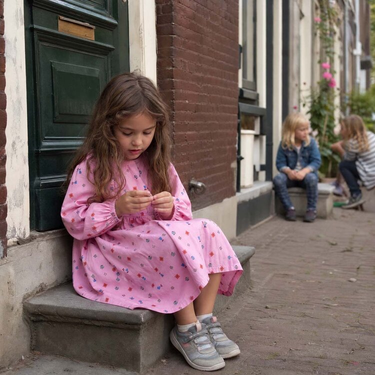 Bobo Choses Blossom all over woven dress