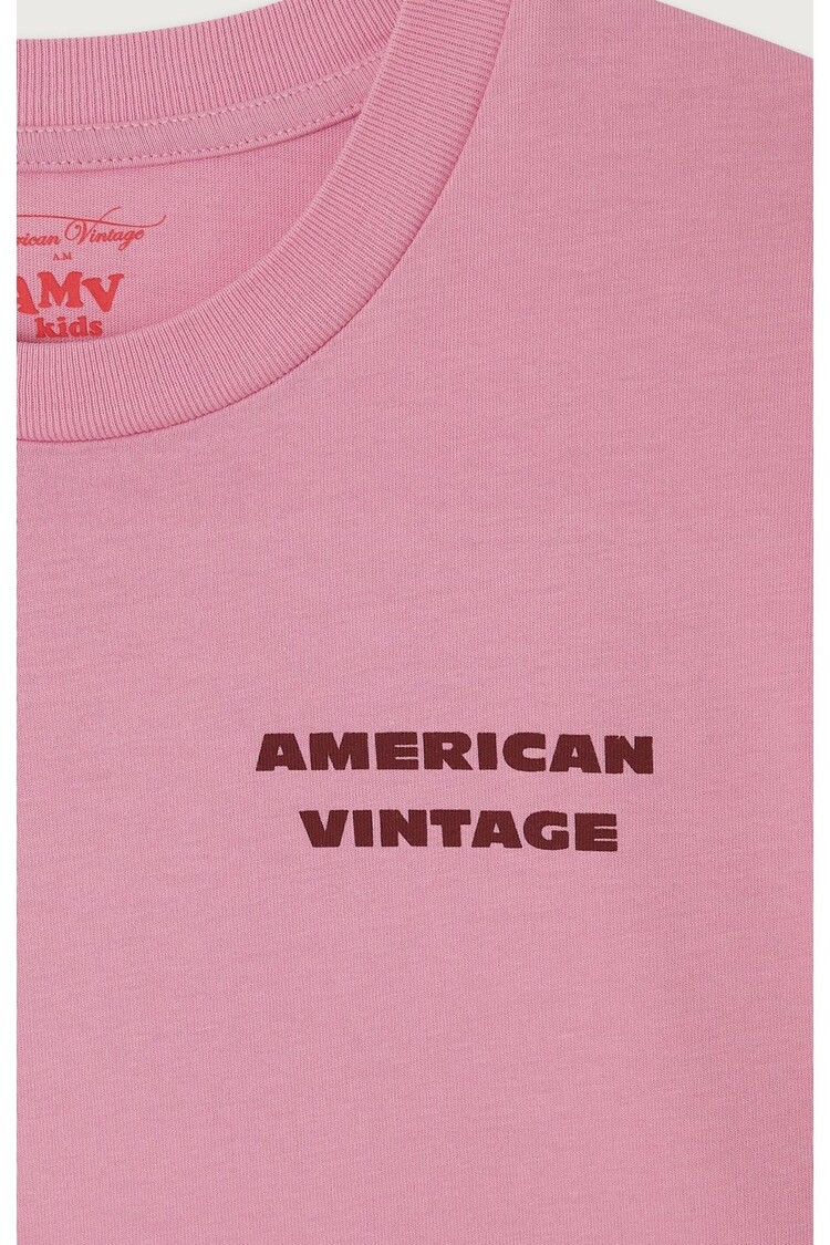American Vintage FIZVALLEY t-shirt LS - Barbe a Papa Vintage