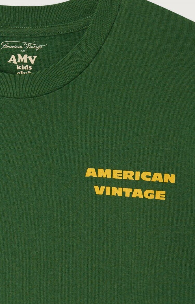 American Vintage FIZVALLEY t-shirt LS - Feuillage Vintage