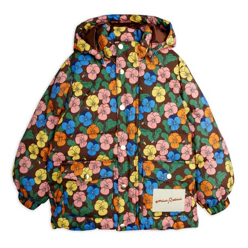 Mini Rodini Violas aop heavy puffer - multi