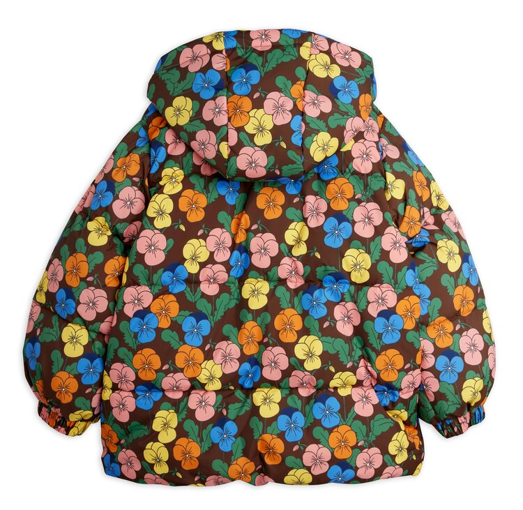 Mini Rodini Violas aop heavy puffer - multi