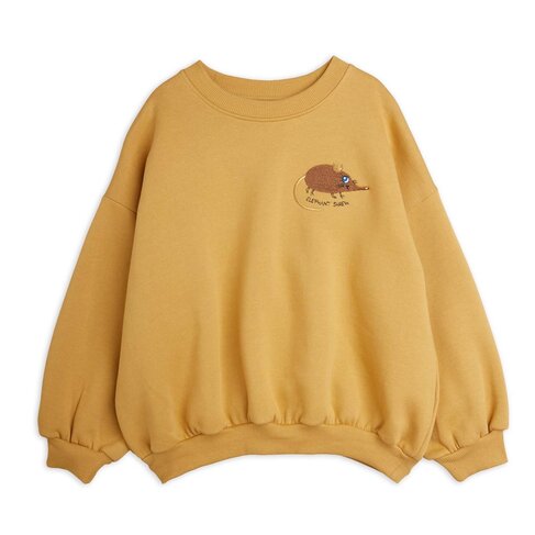 Mini Rodini Elephant shrew emb sweatshirt - beige