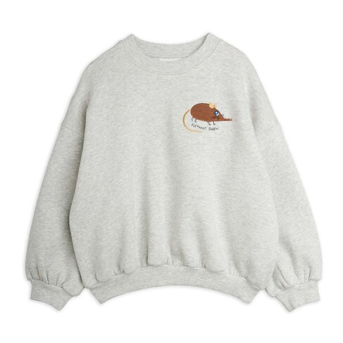 Mini Rodini Elephant shrew emb sweatshirt - grey