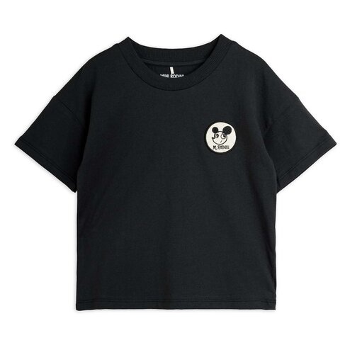 Mini Rodini Ritzratz patch ss tee - black