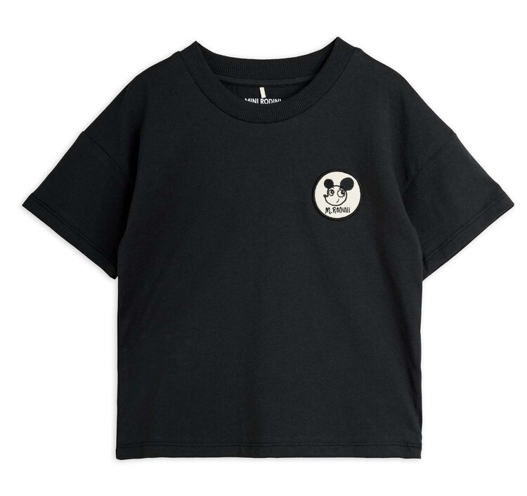 Mini Rodini Ritzratz patch ss tee - black