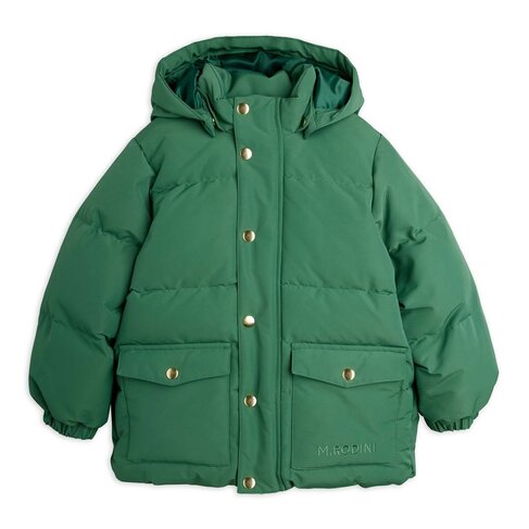 Mini Rodini Solid heavy puffer - Green