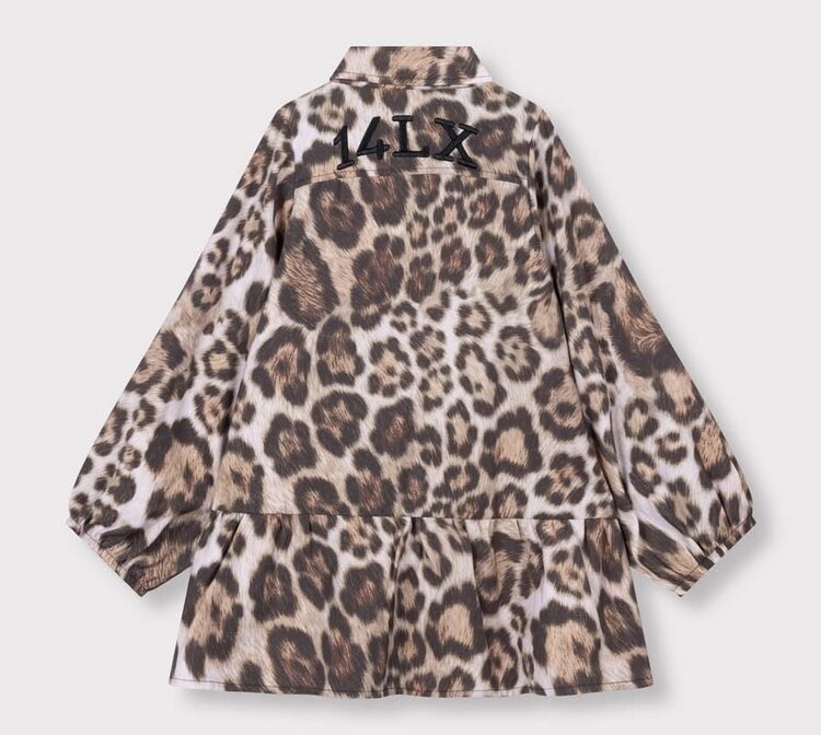 ALIX Woven jaguar dress - animal