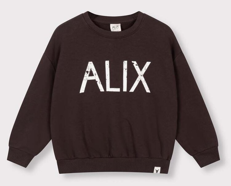 ALIX Knitted world tour sweater - warm brown