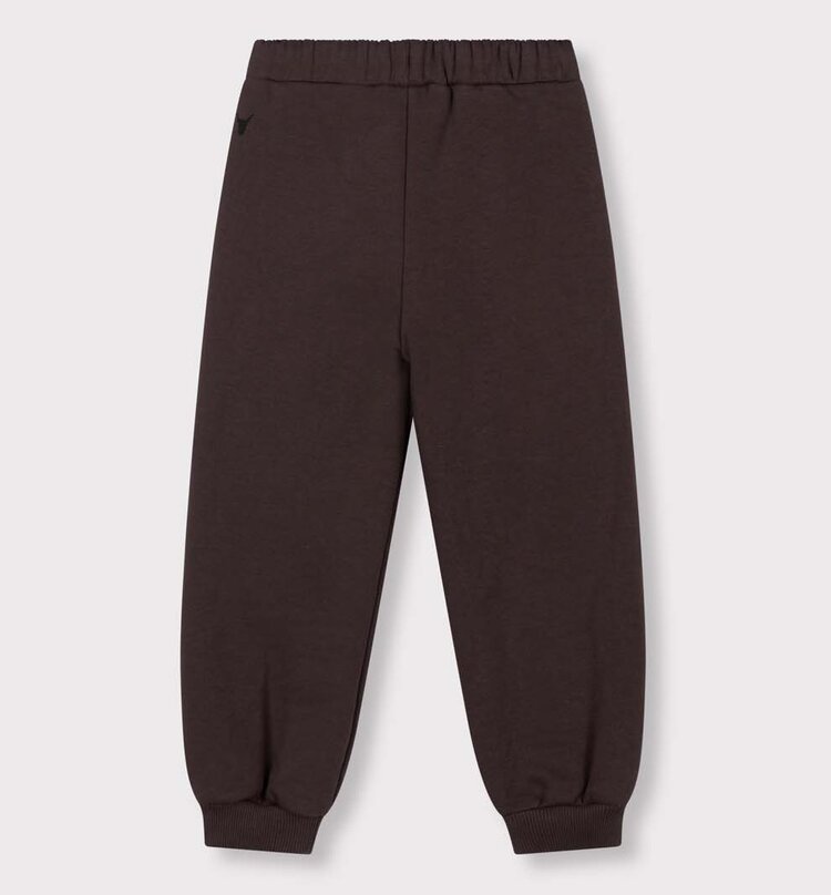 ALIX Knitted pintuck pants - warm brown