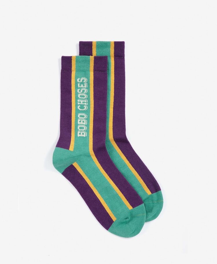 Bobo Choses Bobo Choses embossed extra long socks - 2