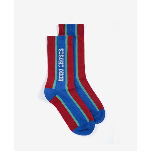 Bobo Choses Bobo Choses embossed extra long socks -2