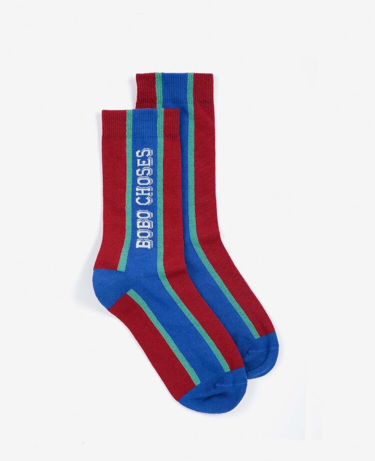 Bobo Choses Bobo Choses embossed extra long socks -2