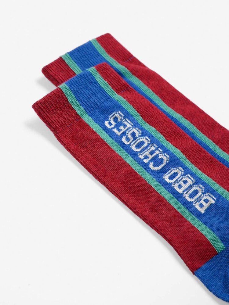 Bobo Choses Bobo Choses embossed extra long socks -2