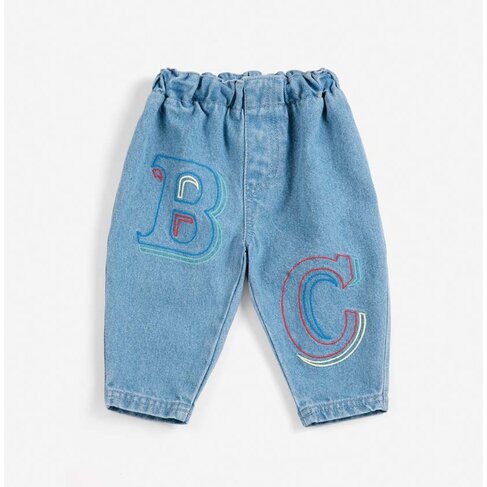 Bobo Choses Baby BC Embossed denim pants - 2