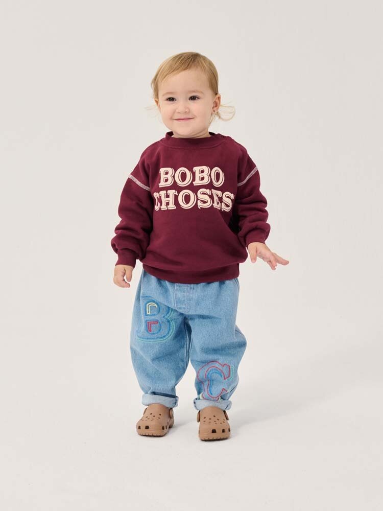 Bobo Choses Baby BC Embossed denim pants - 2
