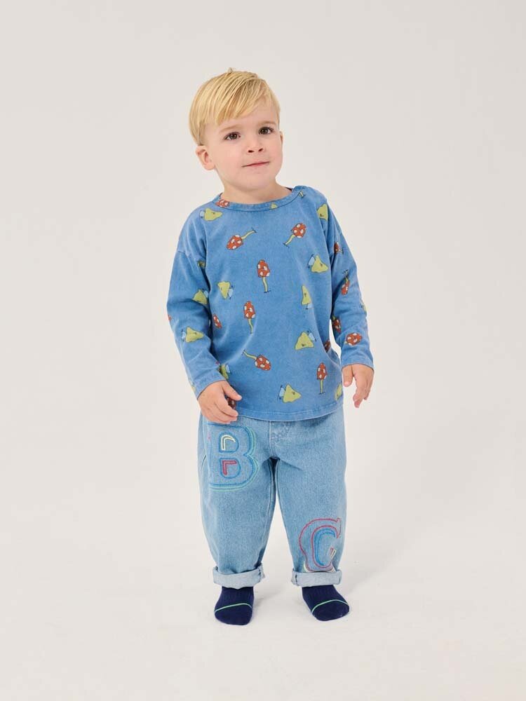Bobo Choses Baby BC Embossed denim pants - 2