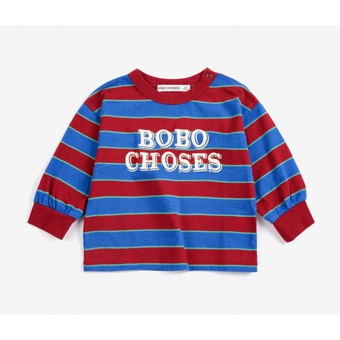 Bobo Choses Baby Bobo Choses Embossed stripes T-shirt -2
