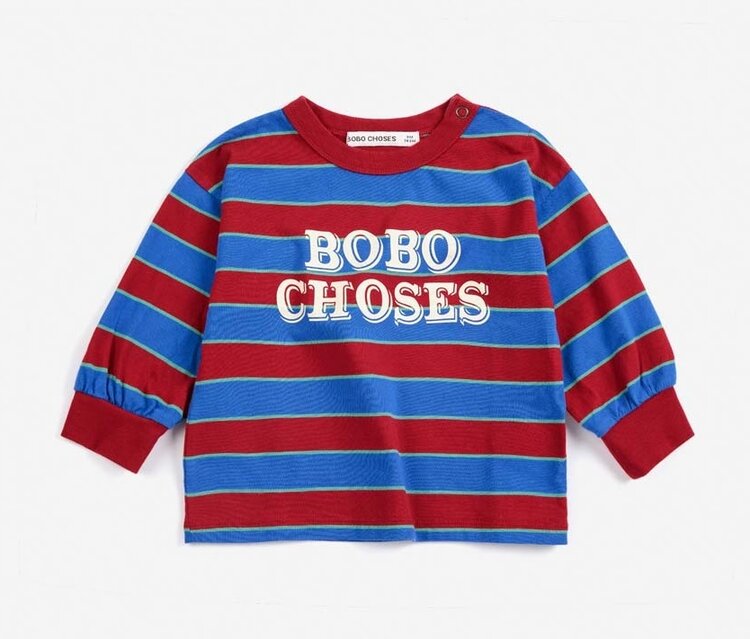 Bobo Choses  Baby Bobo Choses Embossed stripes T-shirt -2