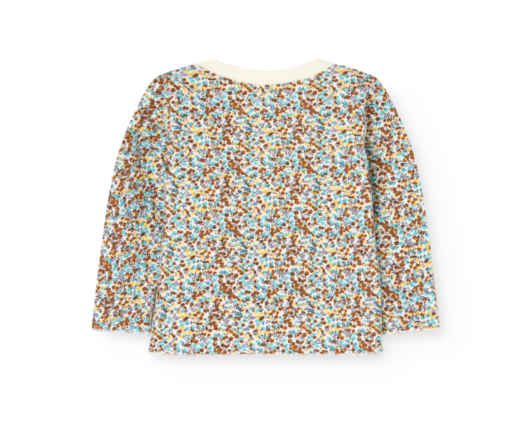 The Animal Observatory Wapiti Baby longsleeve t-shirt - Floral