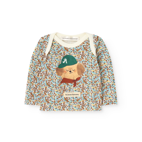 The Animal Observatory Wapiti Baby long sleeve t-shirt - Floral