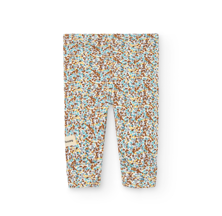 The Animal Observatory Penguin Baby Leggings - Floral