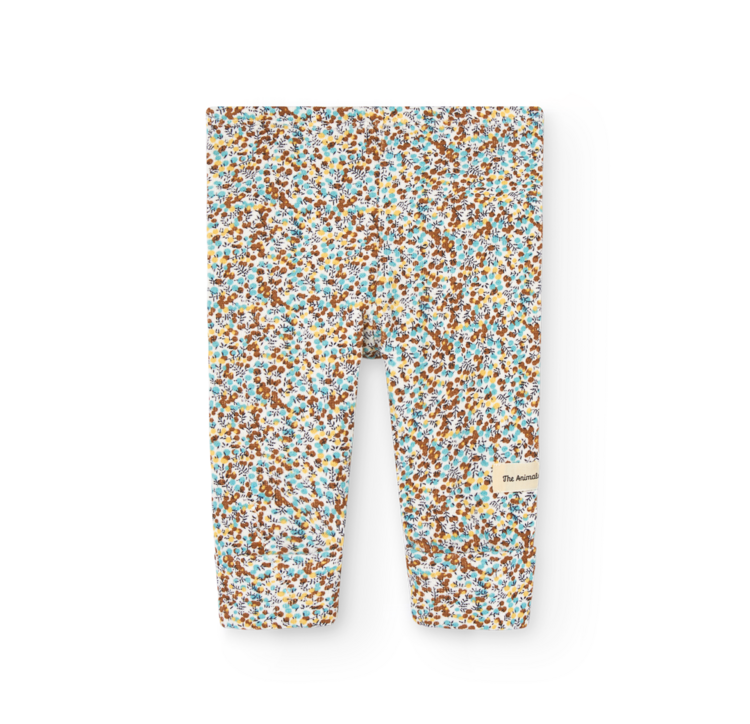 The Animal Observatory Penguin Baby Leggings - Floral