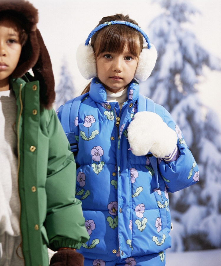 Mini Rodini Ritzratz patch puffer - Black - Copy