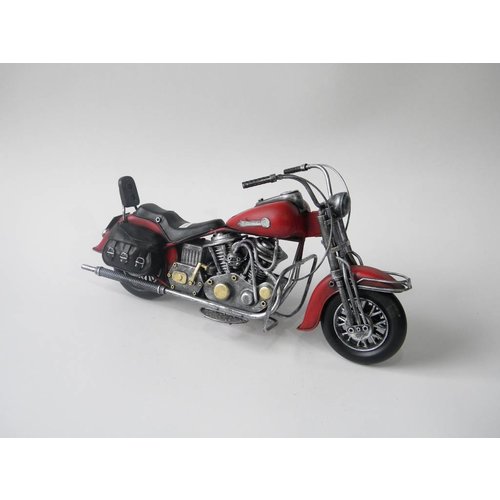 Eliassen Miniatuurmodel blik Harley Motor met tassen Eliassen Miniatuurmodel blik Harley Motor met tassen
