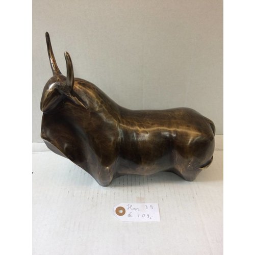 Eliassen Bronzen beeld Abstracte stier Eliassen Bronzen beeld Abstracte stier