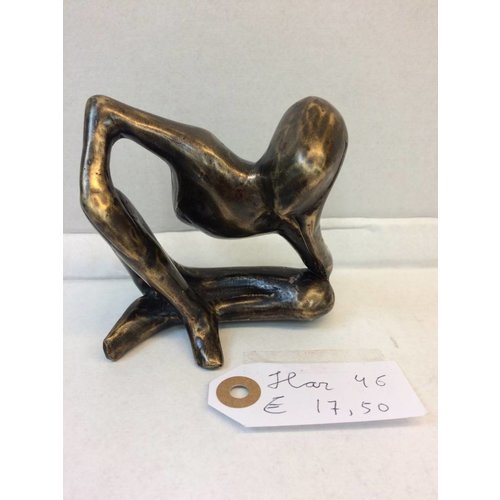 Bronzen beeld Dromer S Bronzen beeld Dromer S