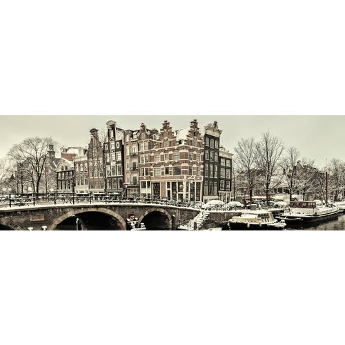 MondiArt Glas-schilderij Prinsengracht 50x150cm MondiArt Glas-schilderij Prinsengracht 50x150cm