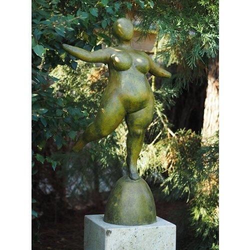 Eliassen Bronzen beeld van dikke dame Eliassen Bronzen beeld van dikke dame