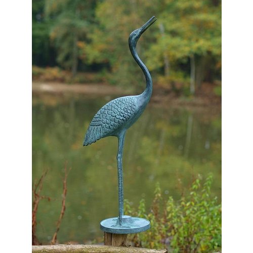 Eliassen Bronzen kraanvogel 64cm Eliassen Bronzen kraanvogel 64cm