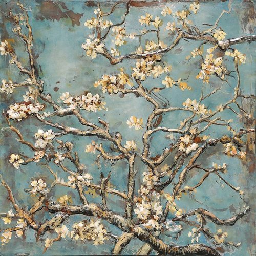 Eliassen Schilderij metaal 3d Springtime 100x100cm Eliassen Schilderij metaal 3d Springtime 100x100cm