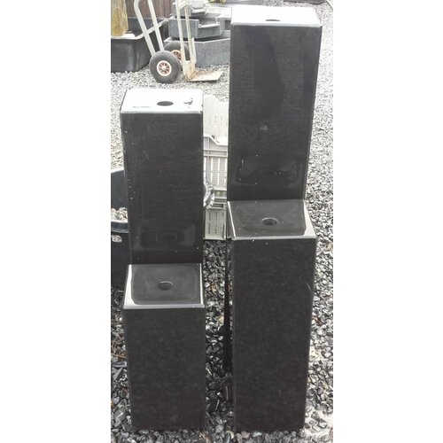 Eliassen Waterzuilen zwarte basalt 4 maten Eliassen Waterzuilen zwarte basalt 4 maten