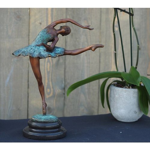 Eliassen Beeld brons ballerina 32 cm Eliassen Beeld brons ballerina 32 cm