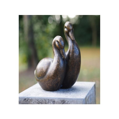 Bronzen eenden koppel Bronzen eenden koppel